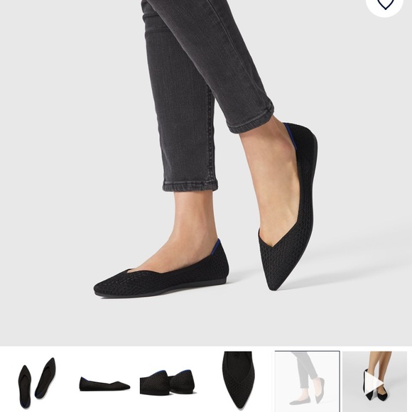 Rothys The Point- black honeycomb - Picture 3 of 4